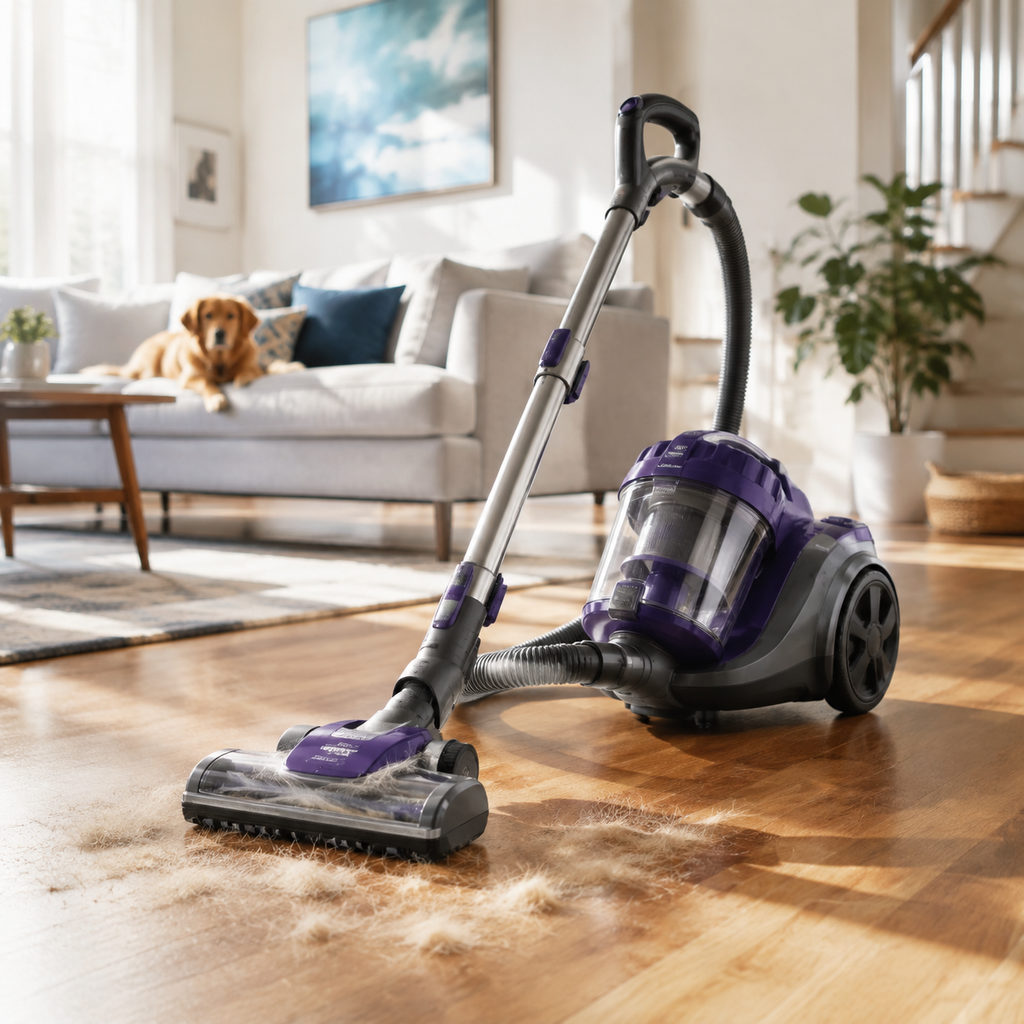 best bagless vacuum — vacuum cleaning a home floor