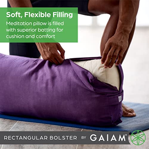 Best Bolster Pillow for Knees, Back and Legs 2 best bolster pillow — Gaiam Gaiam Yoga Bolster Pillow