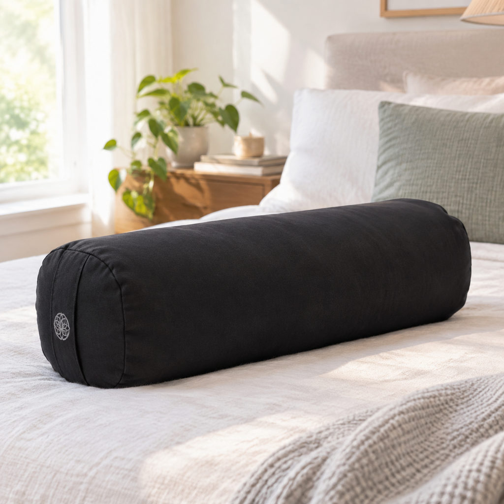 best bolster pillow — pillow on a neatly made bed