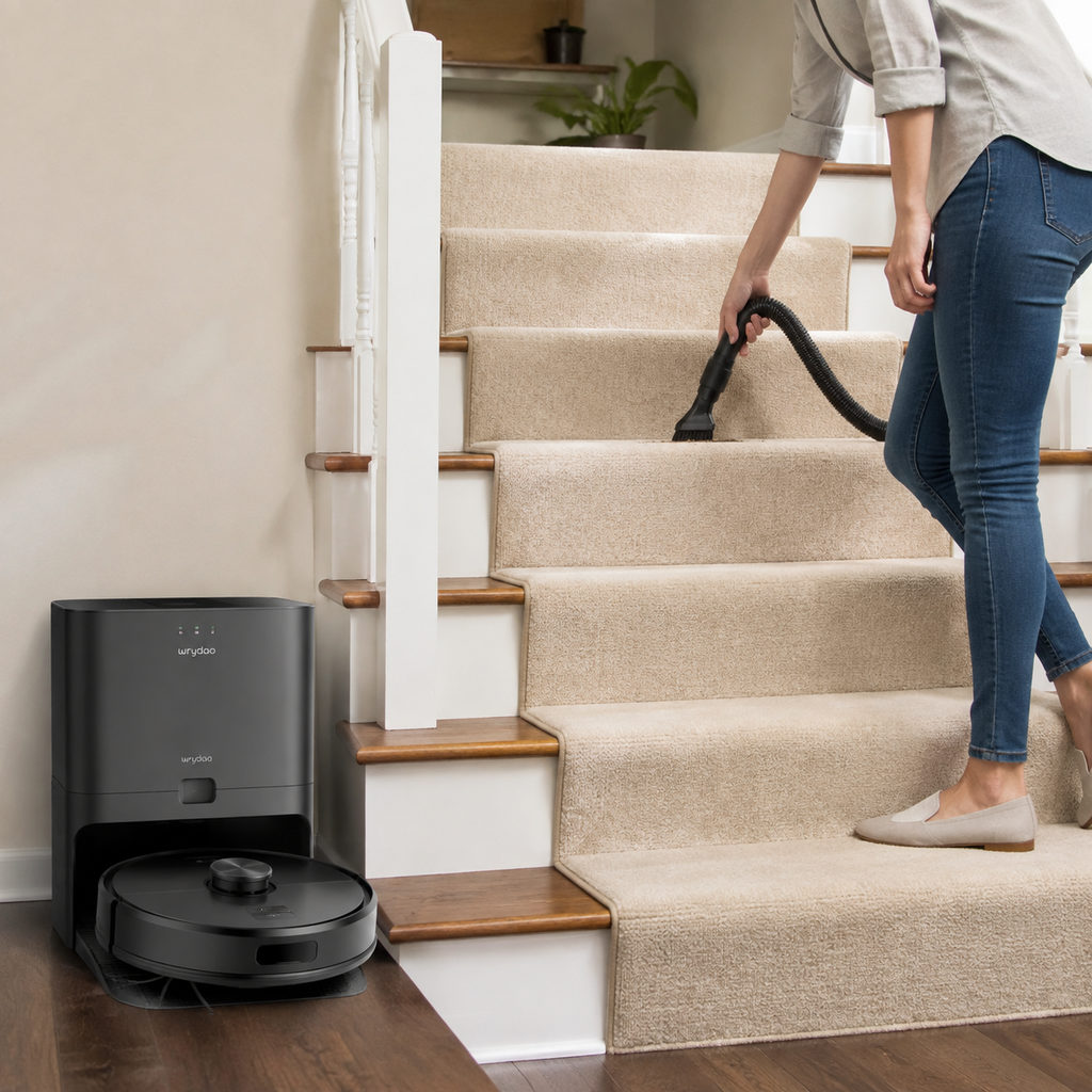 best budget robot vacuum — using the vacuum, how-to scene