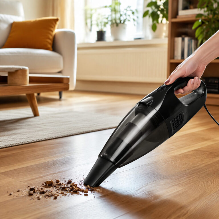 best car vacuum — vacuum cleaning a home floor