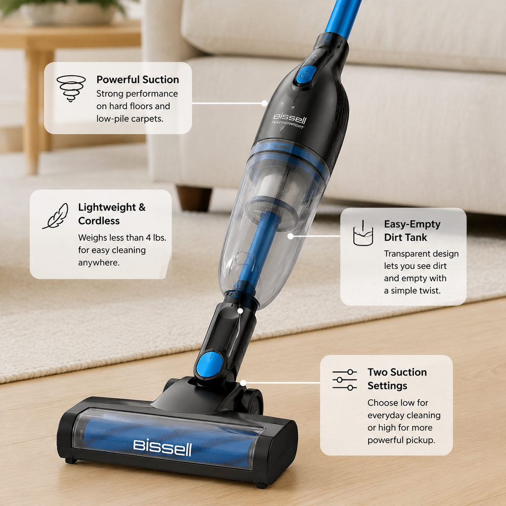 Best Cordless Vacuum: Where the Power Is 1 best cordless vacuum — close-up of vacuum features and specs