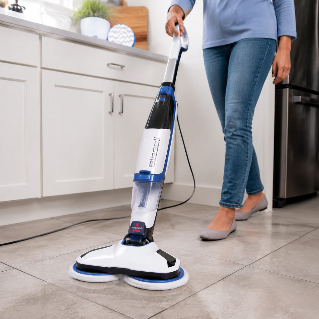 Best Electric Mop: Five That Earn the Plug 3 best electric mop — using an electric mop on tile, how-to scene