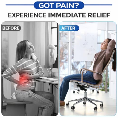 Best Gel Seat Cushion for Long Desk Days 3 best gel seat cushion — VIVAMINT Gel Seat Cushion for Long Sitting - Large