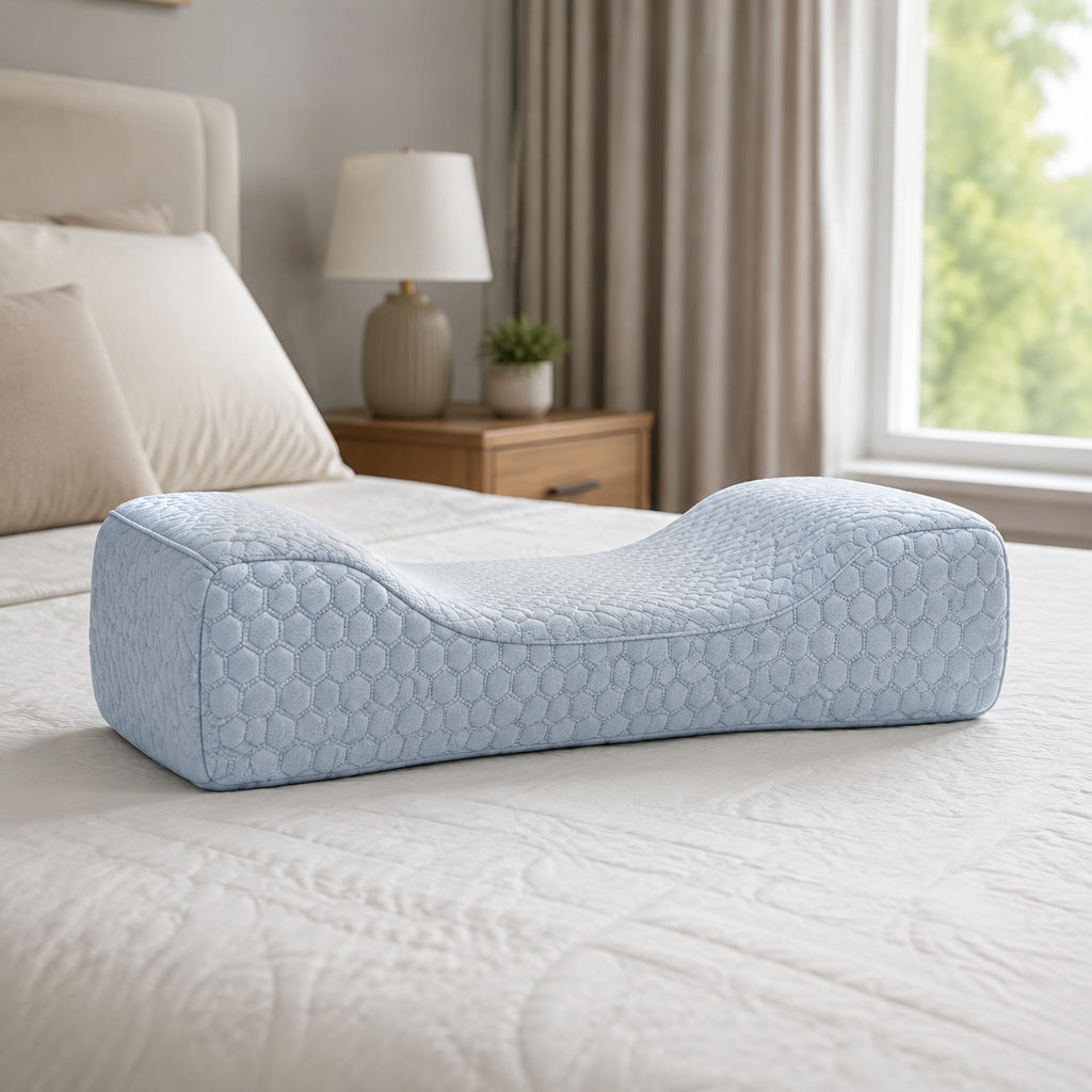 best knee pillow for side sleepers — pillow on a neatly made bed