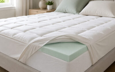 Best Mattress Topper for Stomach Sleepers, Kept Flat