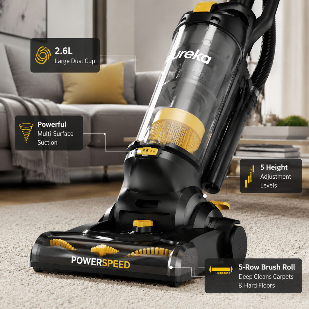 Best Multi Surface Vacuum for Mixed Floors 1 best multi surface vacuum — close-up of vacuum features and specs