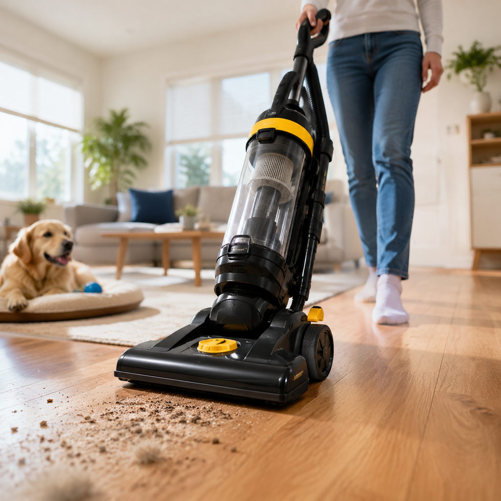 best multi surface vacuum — vacuum cleaning a home floor