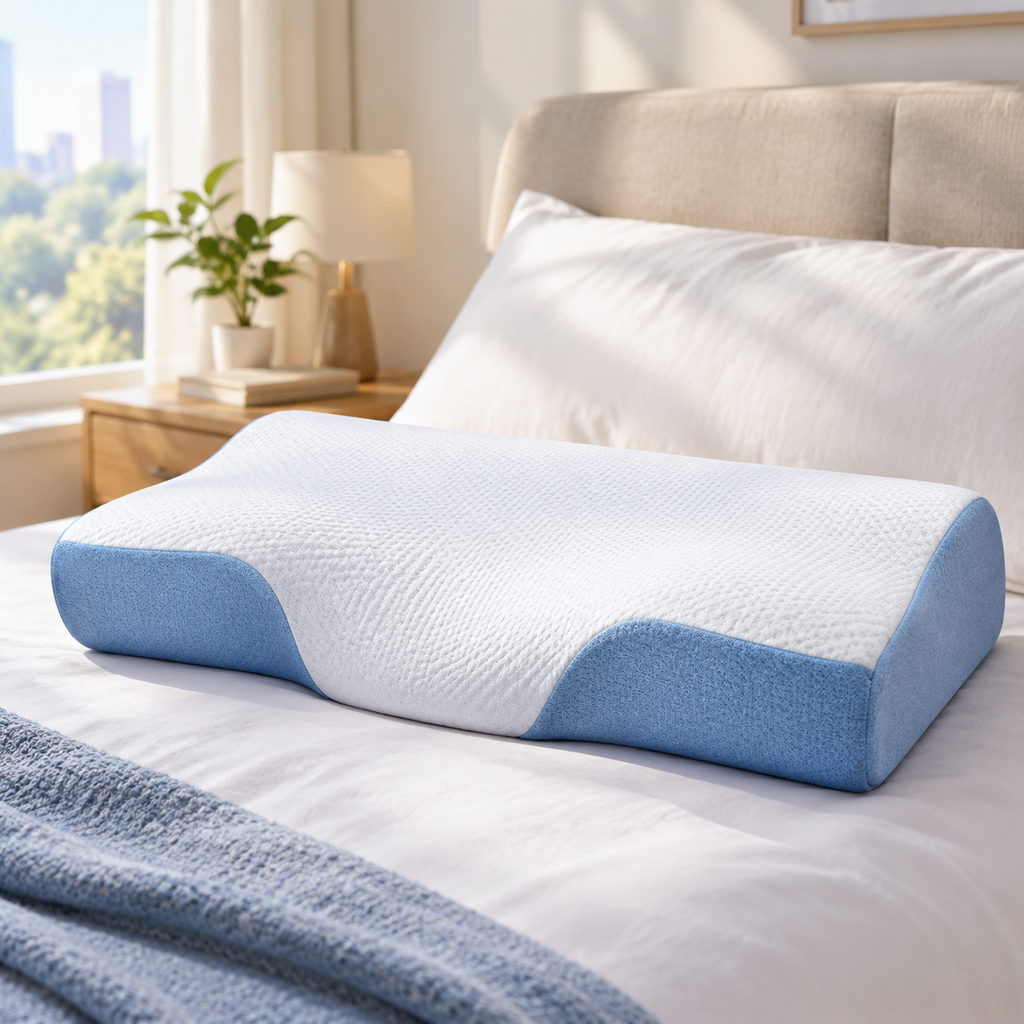 best orthopedic pillow — pillow on a neatly made bed