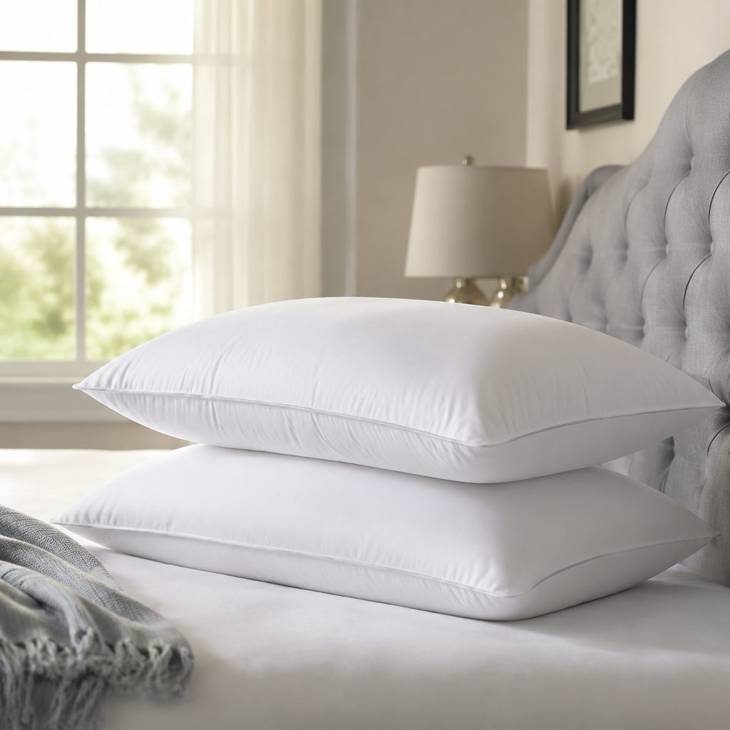 best pillow for neck pain — pillow on a neatly made bed