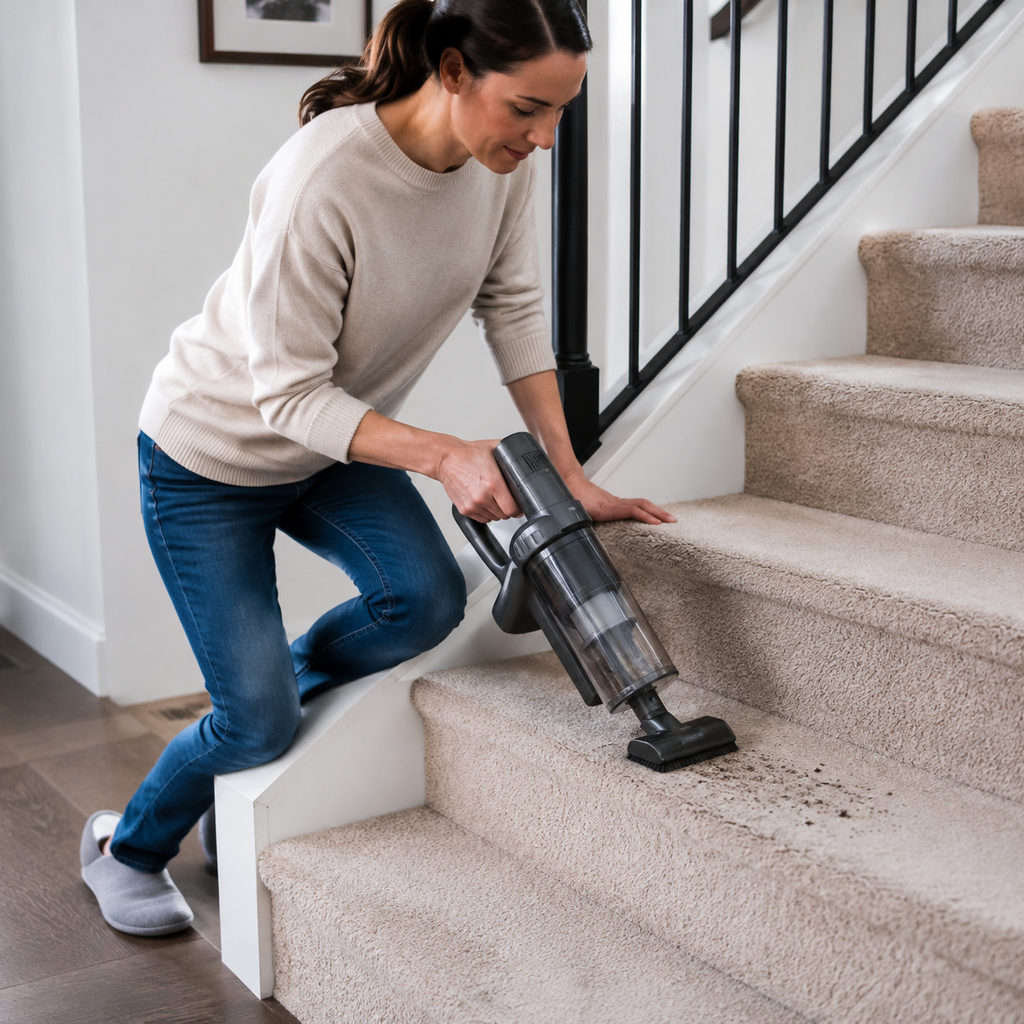 best robot vacuum for carpet — using the vacuum, how-to scene