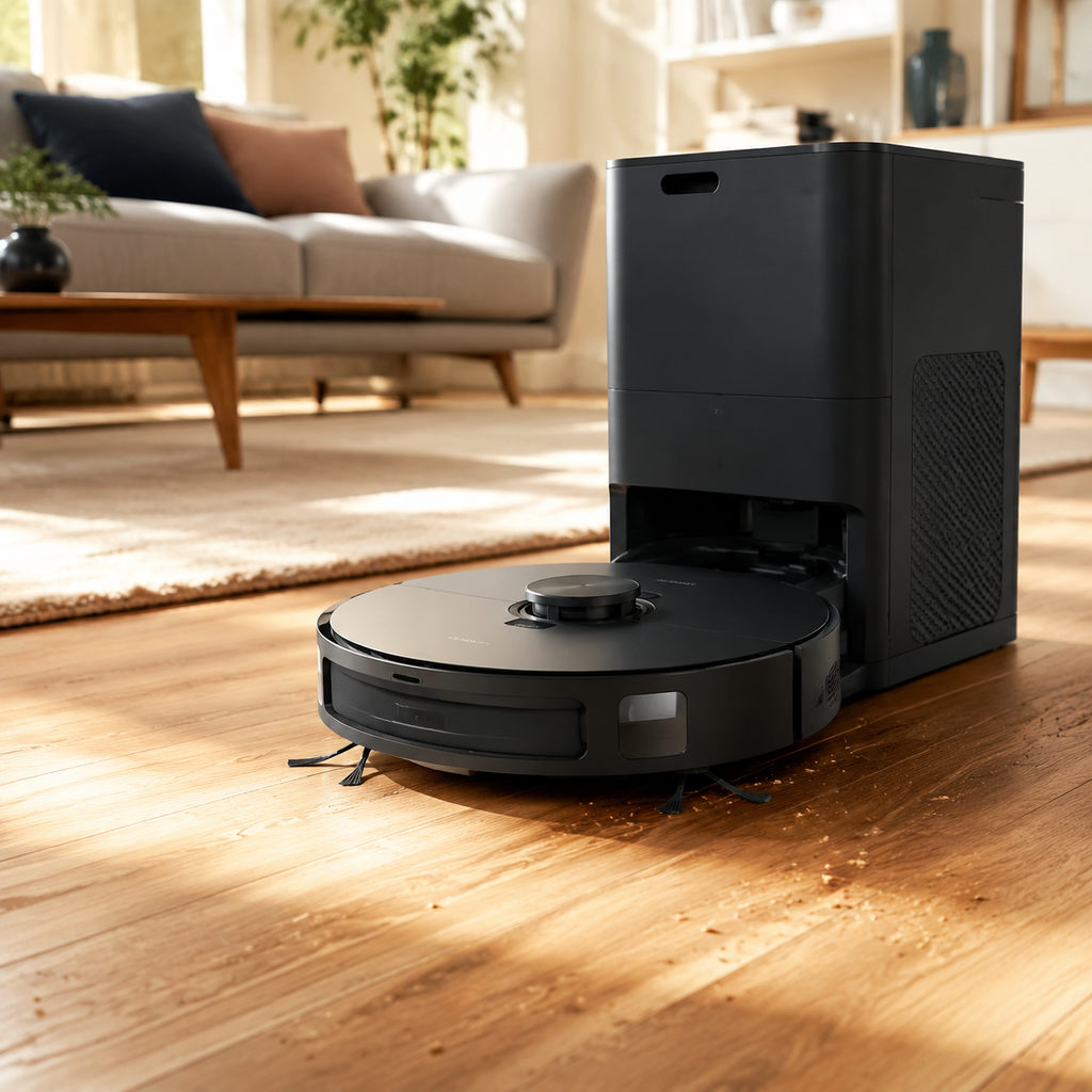 best robot vacuum without mop — vacuum cleaning a home floor