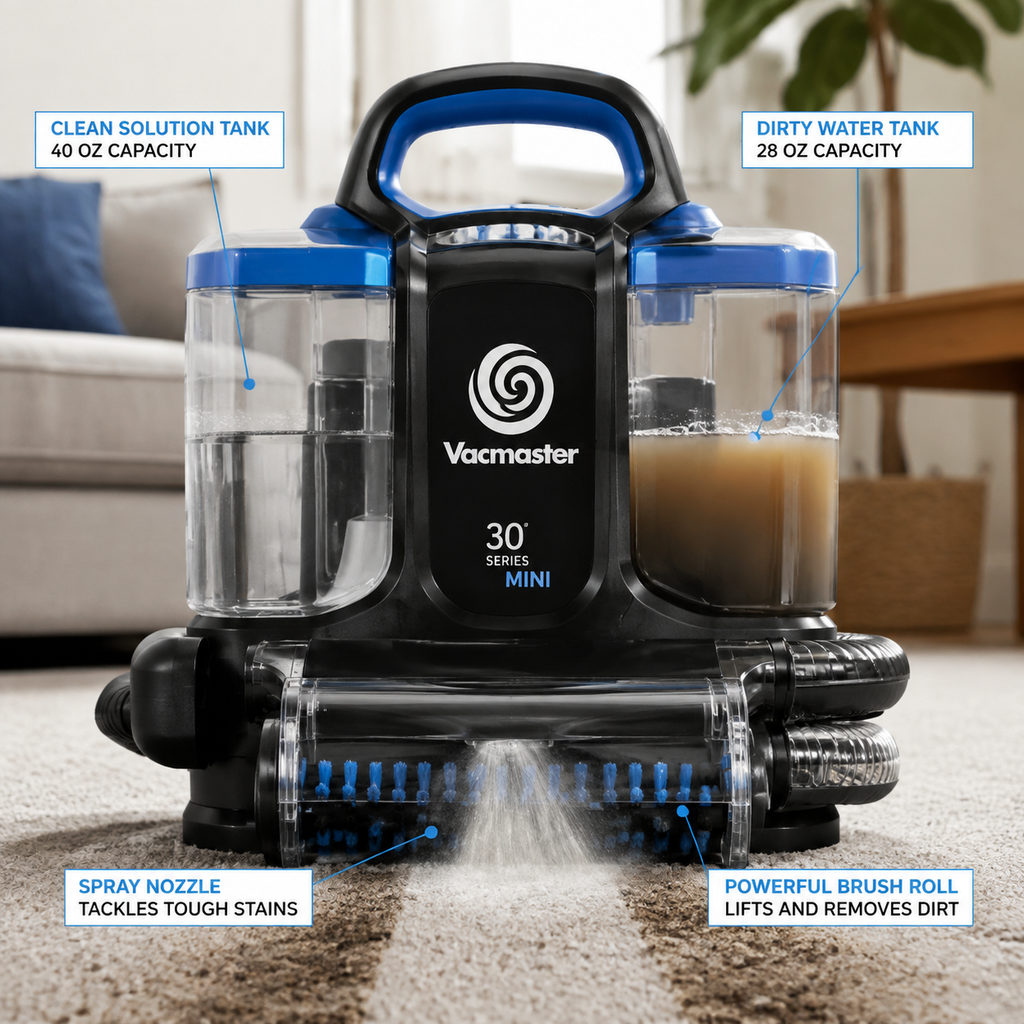 best spot carpet cleaner — carpet cleaner clean and dirty water tanks