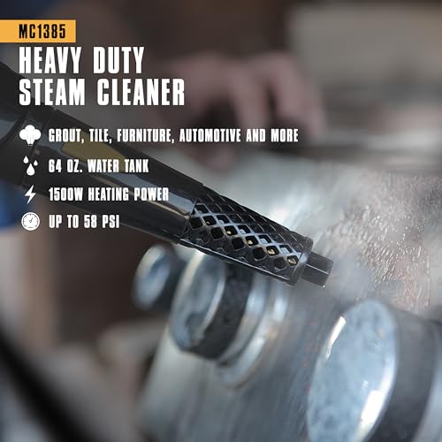 Best Steam Cleaner for Floors and Sealed Tile 3 best steam cleaner for floors — McCULLOCH McCulloch MC1385 Canister Steam Cleaner