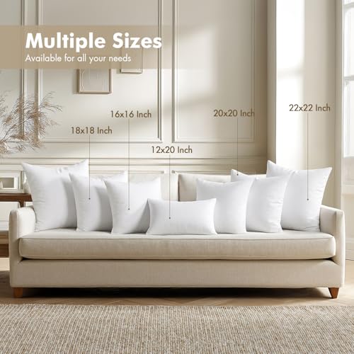 Best Throw Pillows for Couch Comfort and Looks 2 best throw pillows for couch — MIULEE MIULEE 18x18 Pillow Inserts 4 Pack