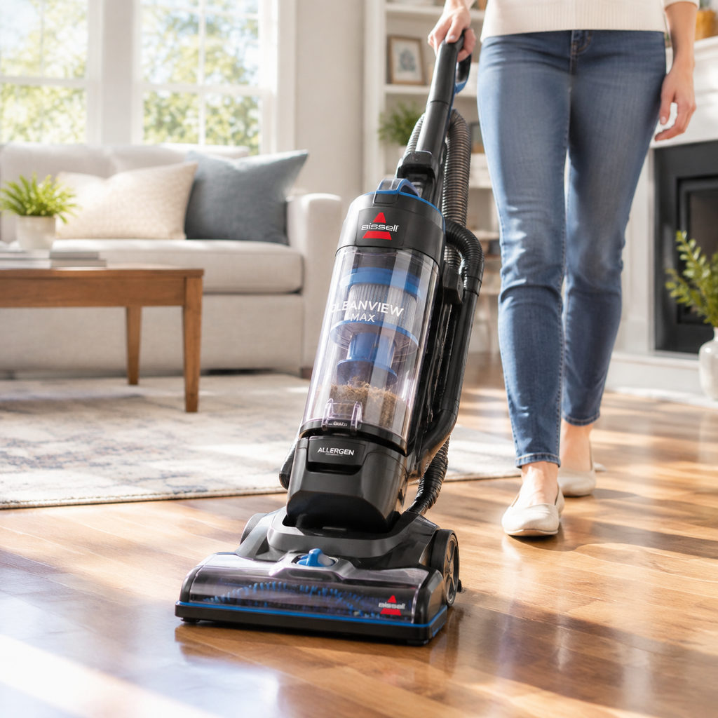 best vacuum for allergies — vacuum cleaning a home floor