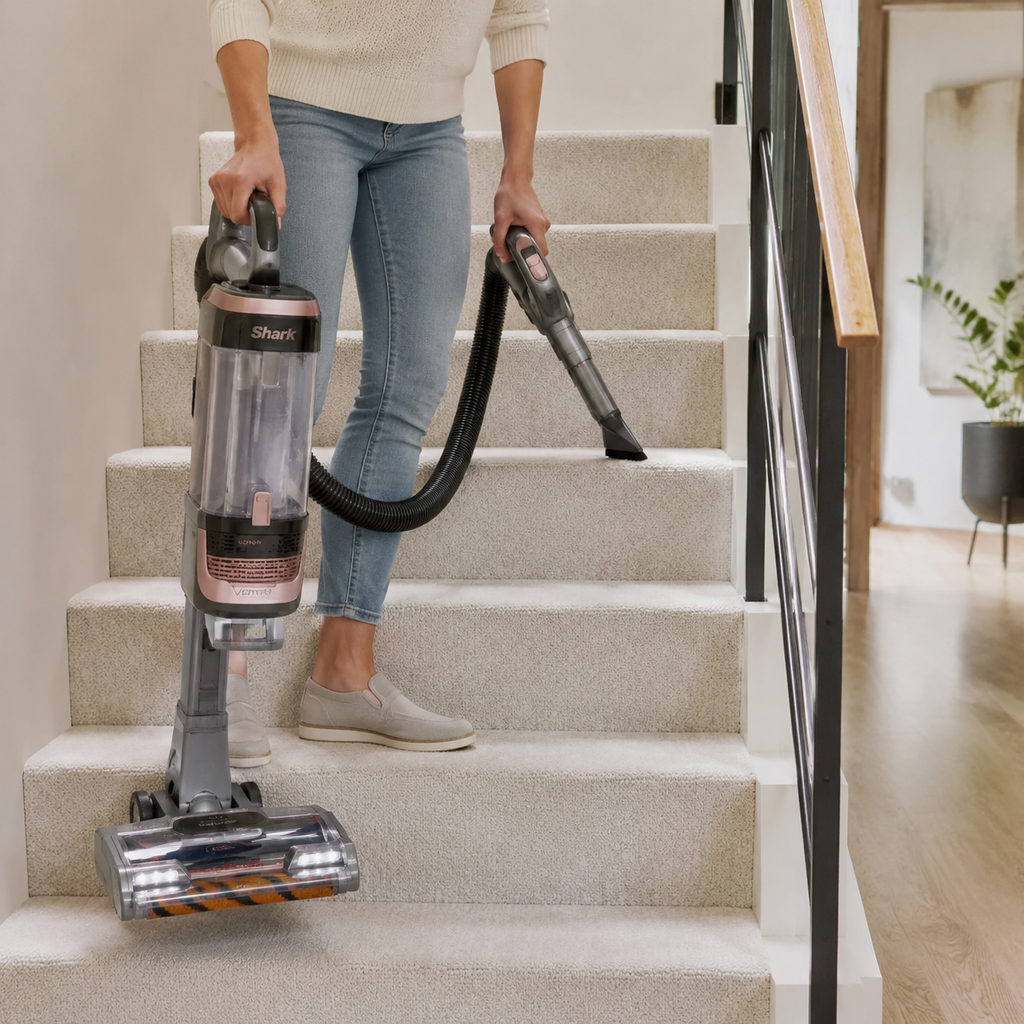best vacuum for carpet — using the vacuum, how-to scene