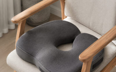 Travel Seat Cushion for Airplane Seats, Packed Small